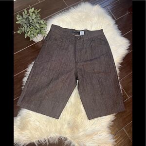 Rocawear chocolate brown denim shorts sz 34